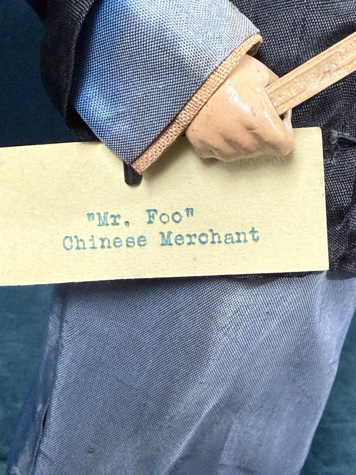 Lot Of 2 Vintage Composition 11.5” Dolls “Chinese Merchant Mr Foo And His Wife”