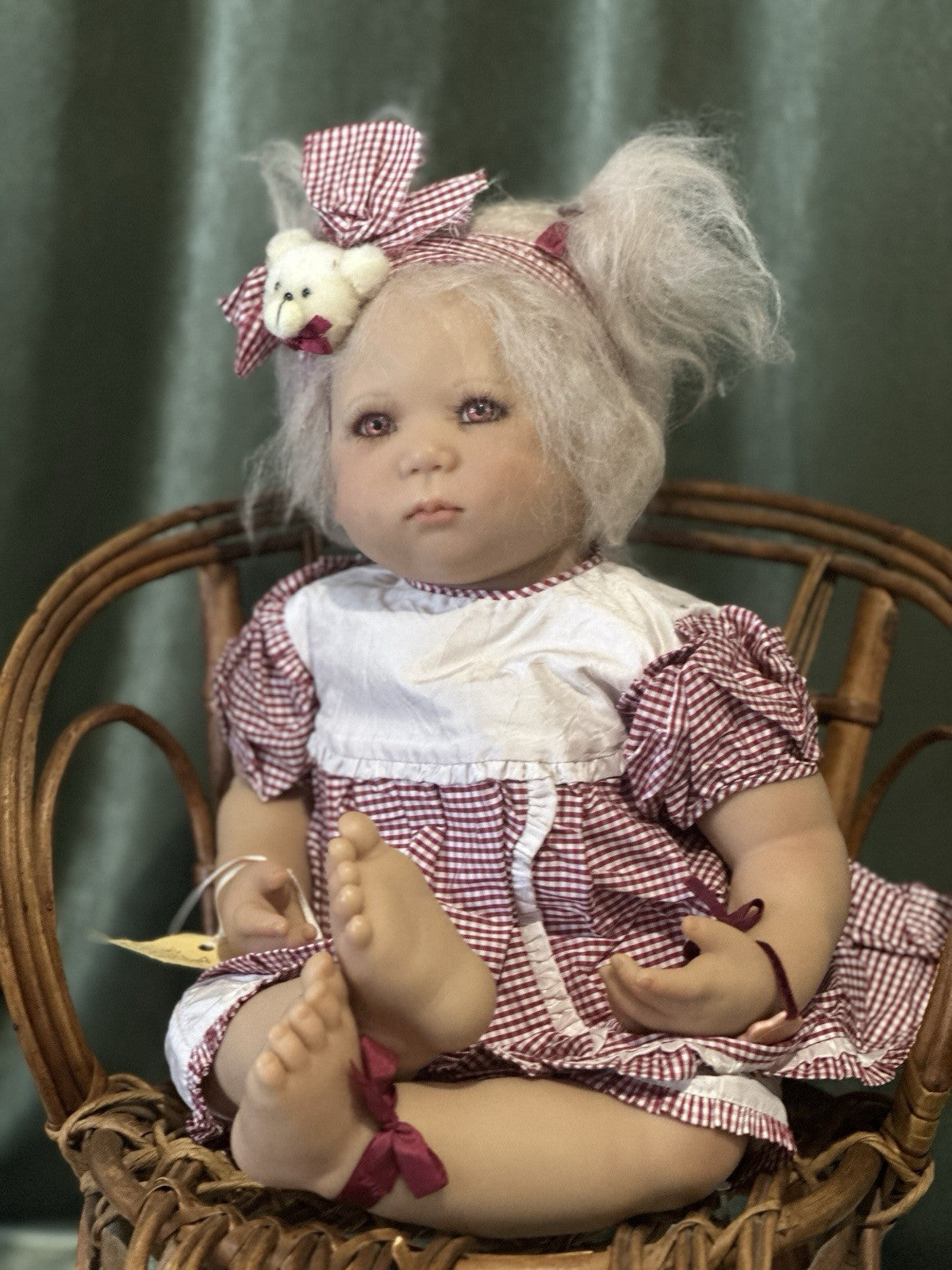MIB German Annette Himstedt Vinyl Baby & Kleine Leischen 24” Vinyl Dolls Box/Tag