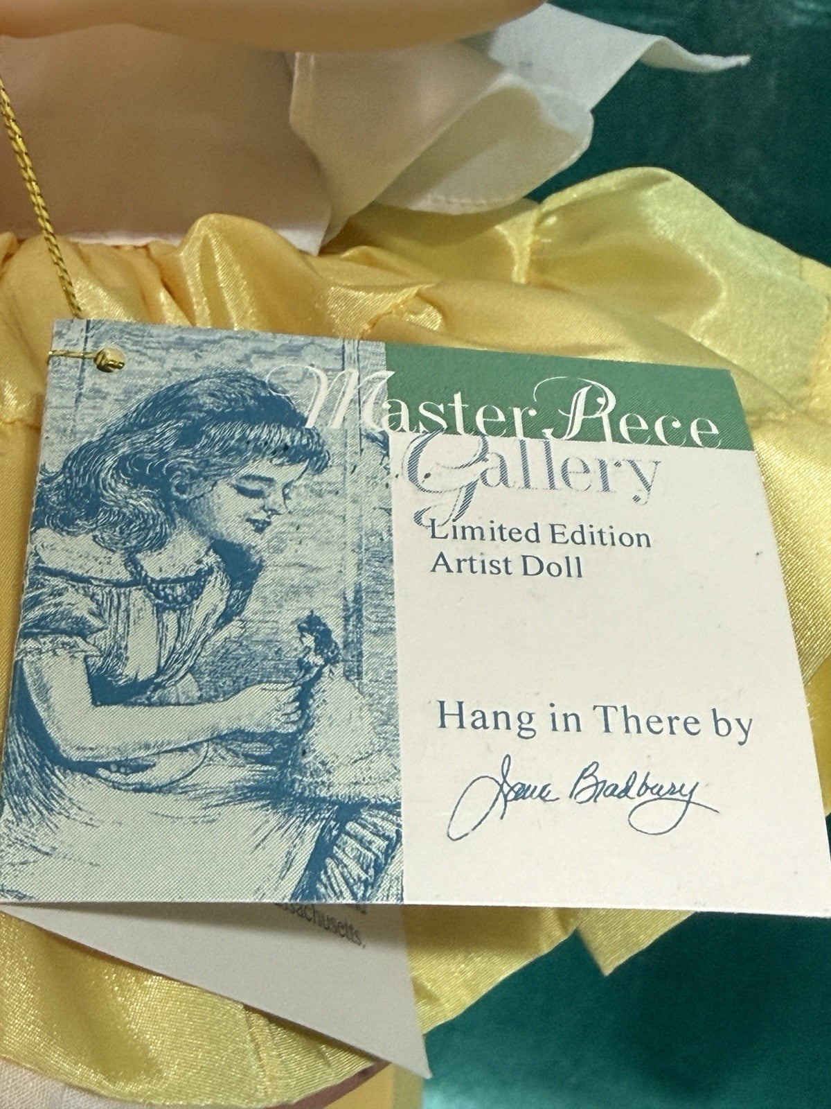 Artist Collectible Resin “Hang In There” Doll by Jane Bradbury LE 089/750