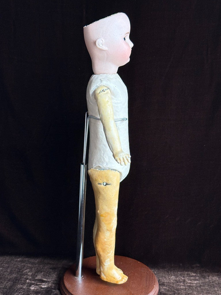 Antique French 17.75” SFBJ 60 Bisque Head Doll