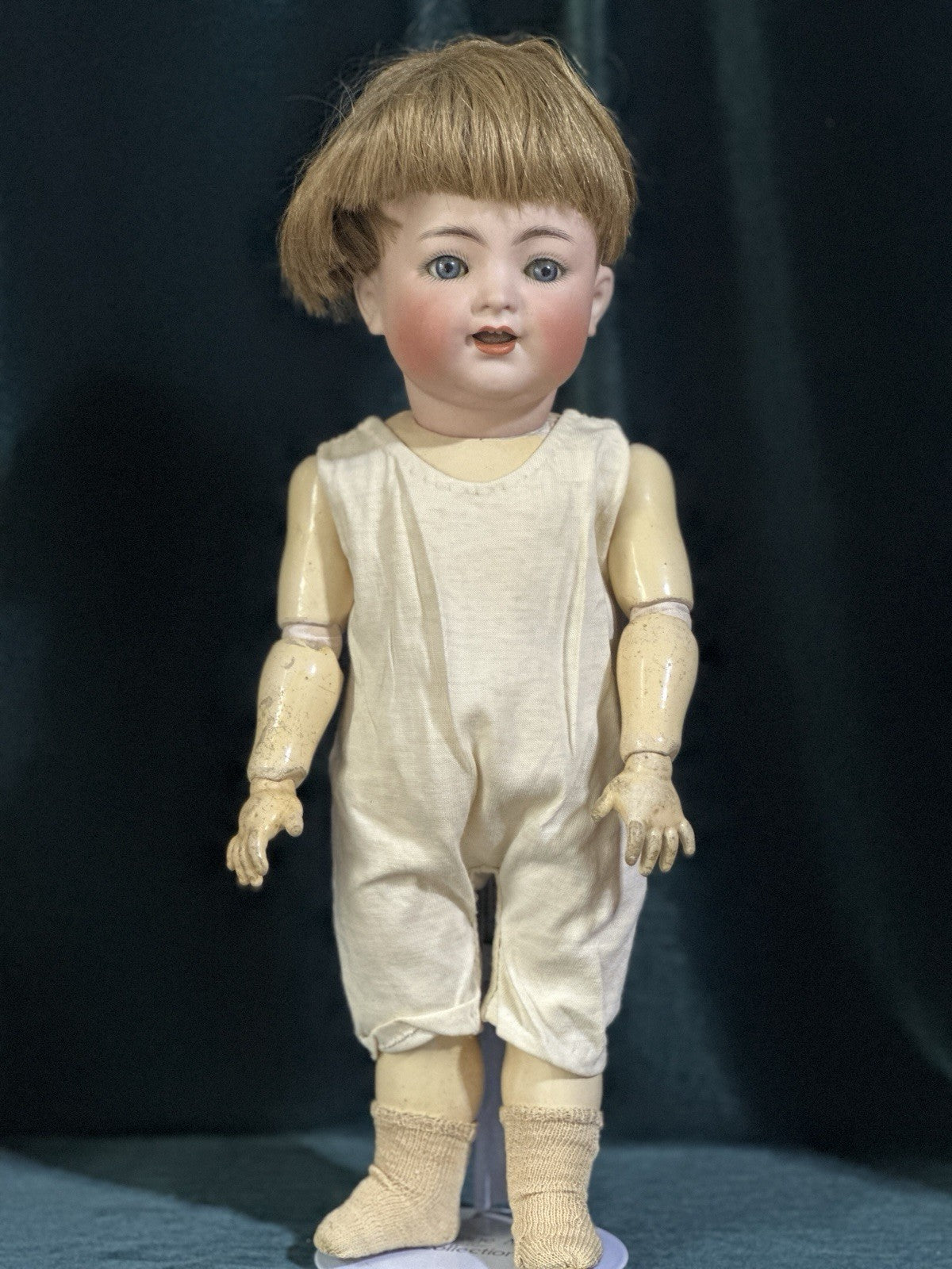 Antique German Kammer & Reinhardt Simon Halbig 16” Toddler Doll Bisque Head