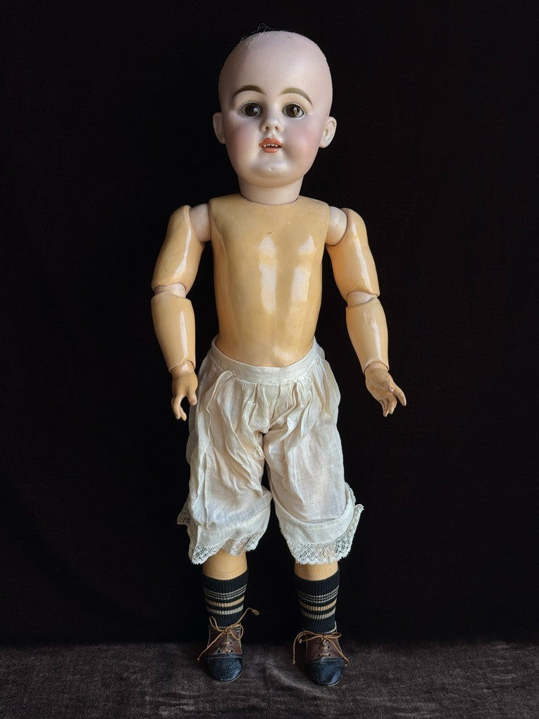 Rare Antique German 21” Kestner 156 Bisque Head Doll
