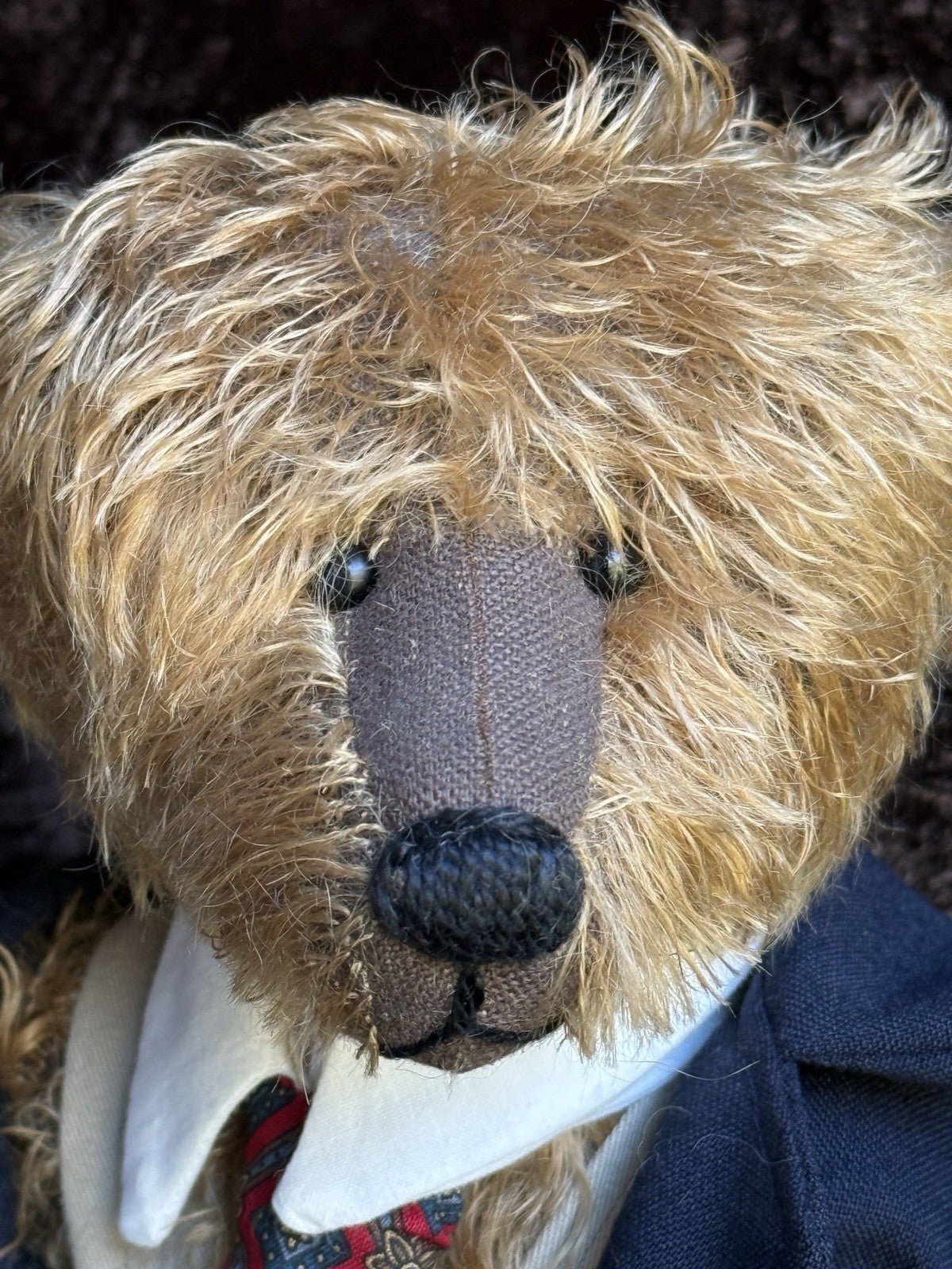 OOAK (?) Artist 16.5” Mohair PCA Character Teddy Bear