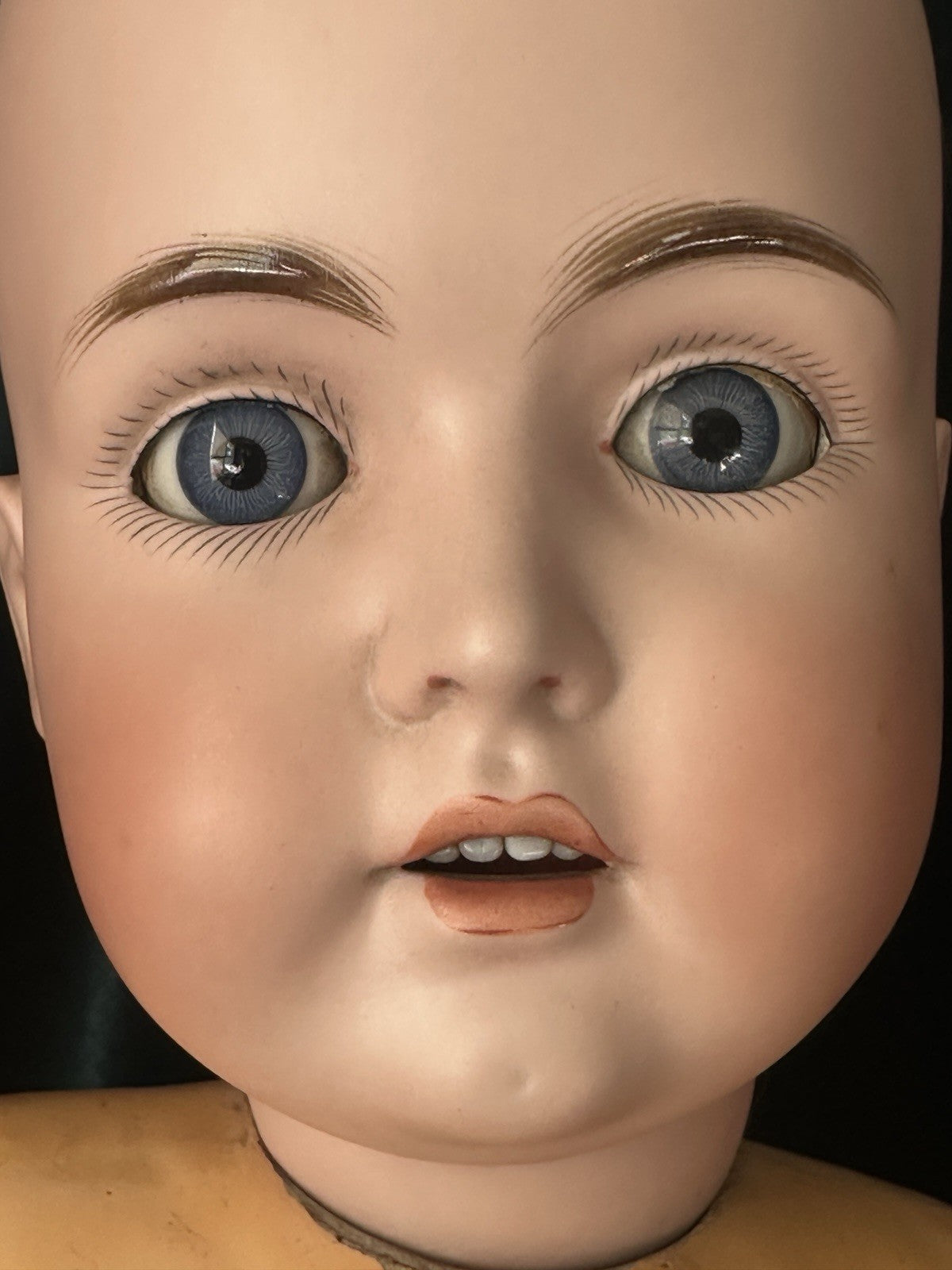 Antique JDK Kestner Mold 171 29” Doll Bisque Head Stamped Composition Body