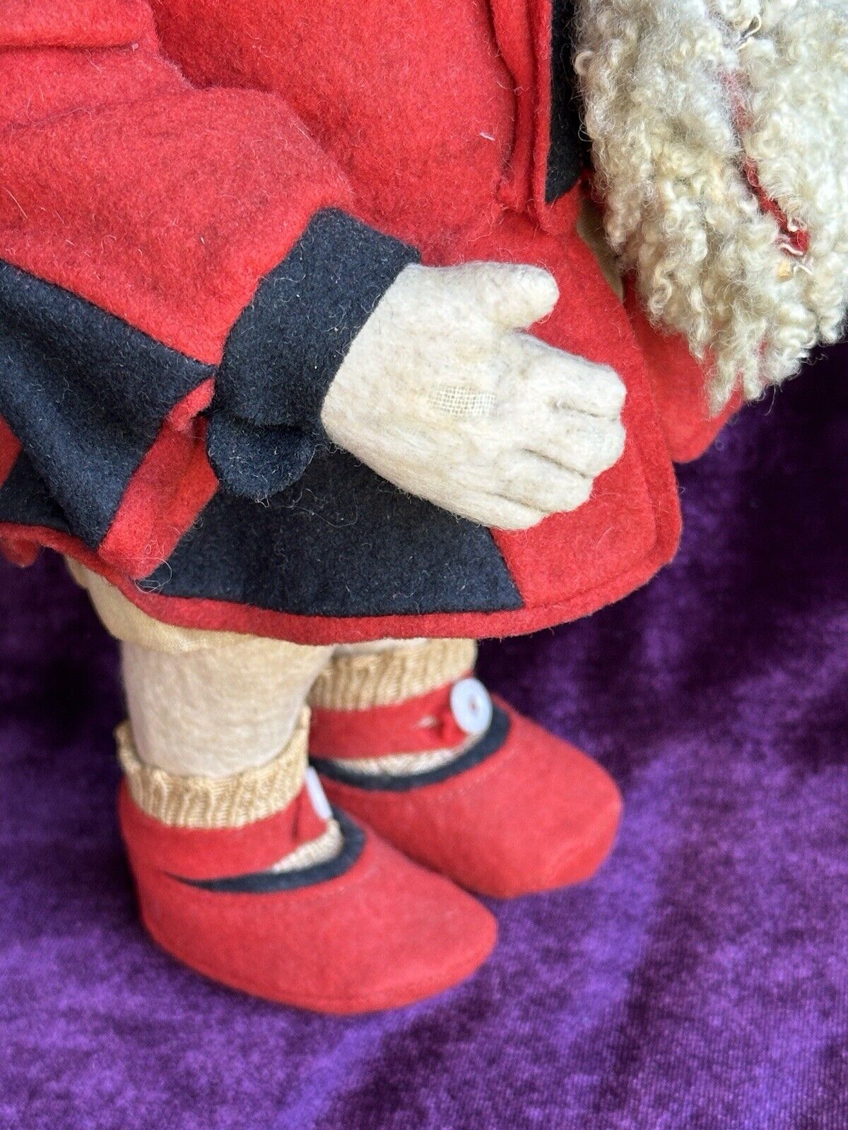 Vintage Italian All Original 12” Lenci 111 Series Felt Cloth Doll