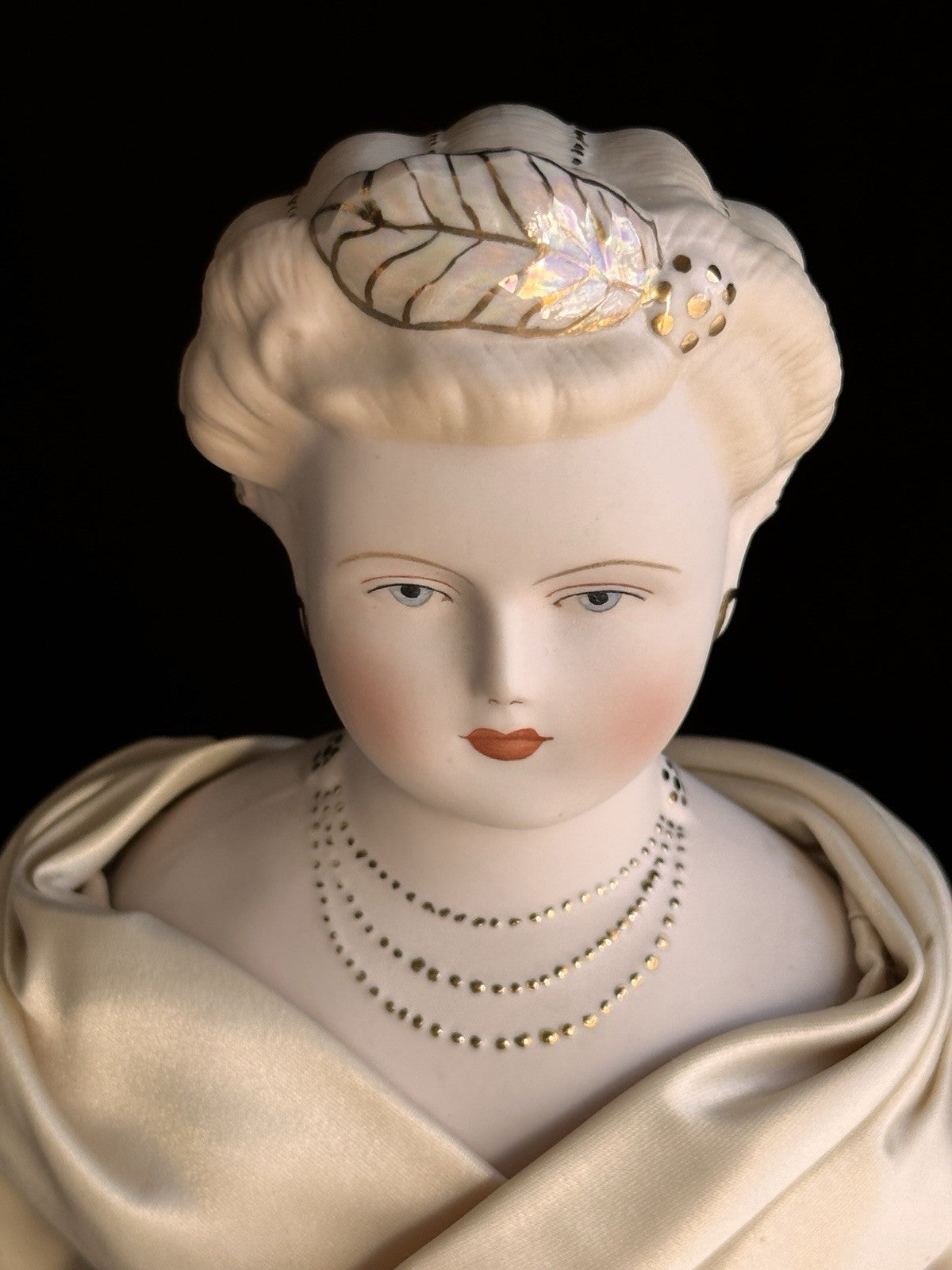 Vintage Porcelain 17” Signed Emma Clear Parian China Doll