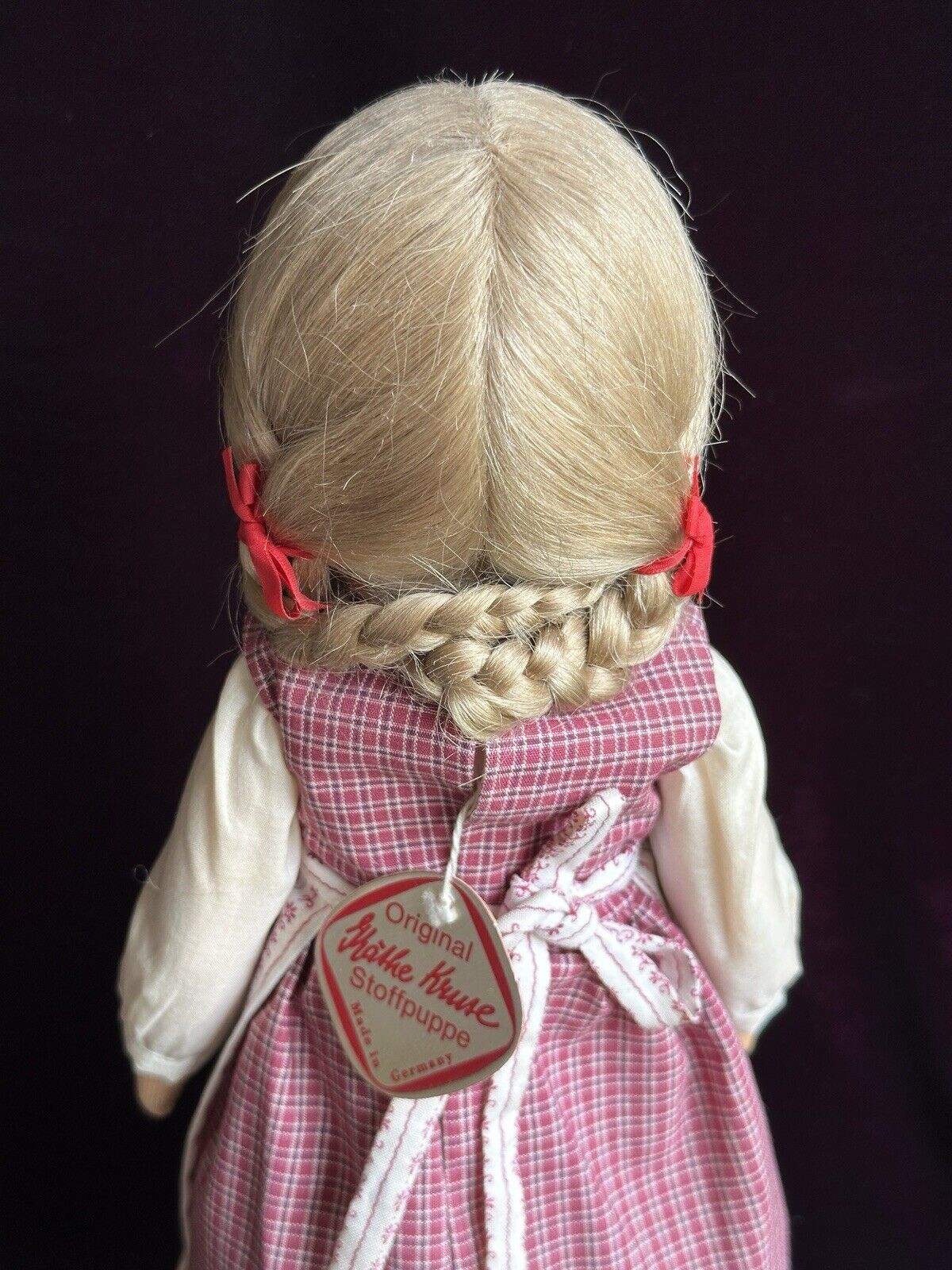 Collectible 14” Kathe Kruse Stoffpuppe Girl Cloth Doll with Tag