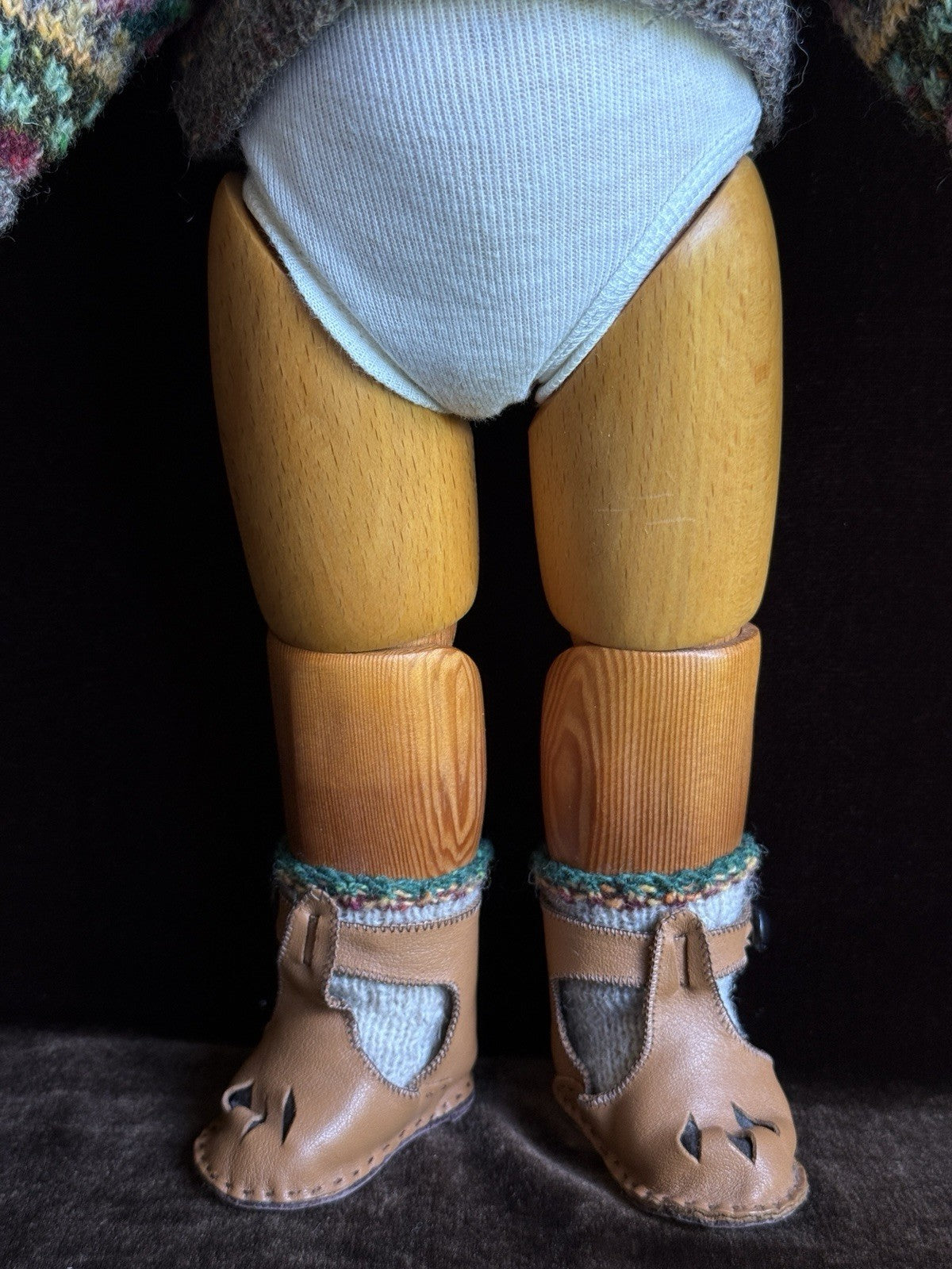 Rare Collectible 17” Wooden/Porcelain Lynne & Michael Roche Freddy LE Boy Doll