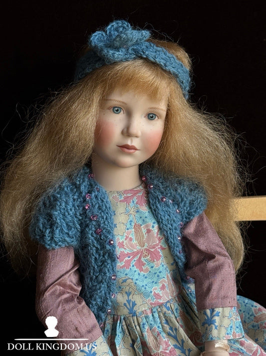 Collectible 17" Jointed Porcelain Pauline Doll German Artist Regina Sandreuter
