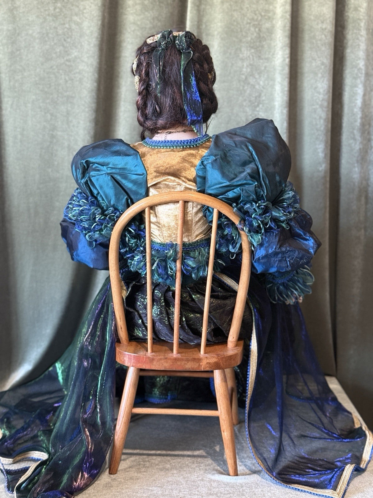 OOAK (?) Collectible Lifelike 48” Wax (?) Doll “Catalina” by Juanita Montoya