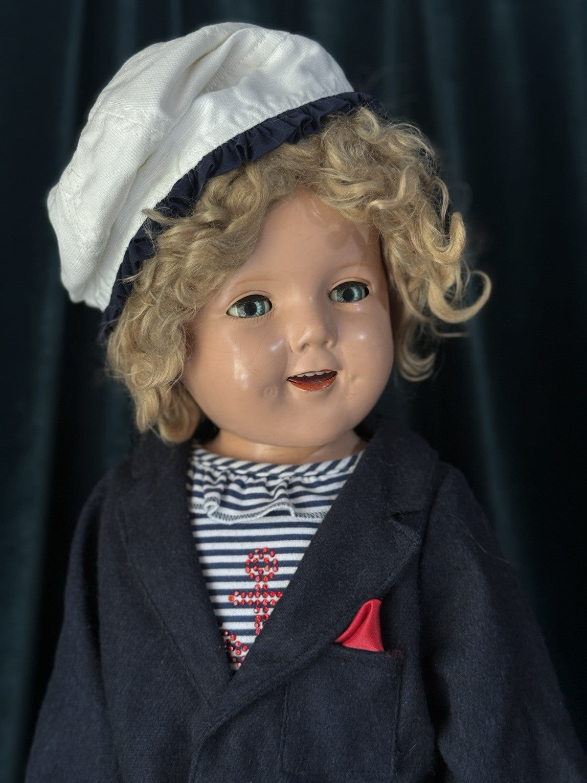 Antique 1930’s Composition 27” Shirley Temple Doll by Ideal Company
