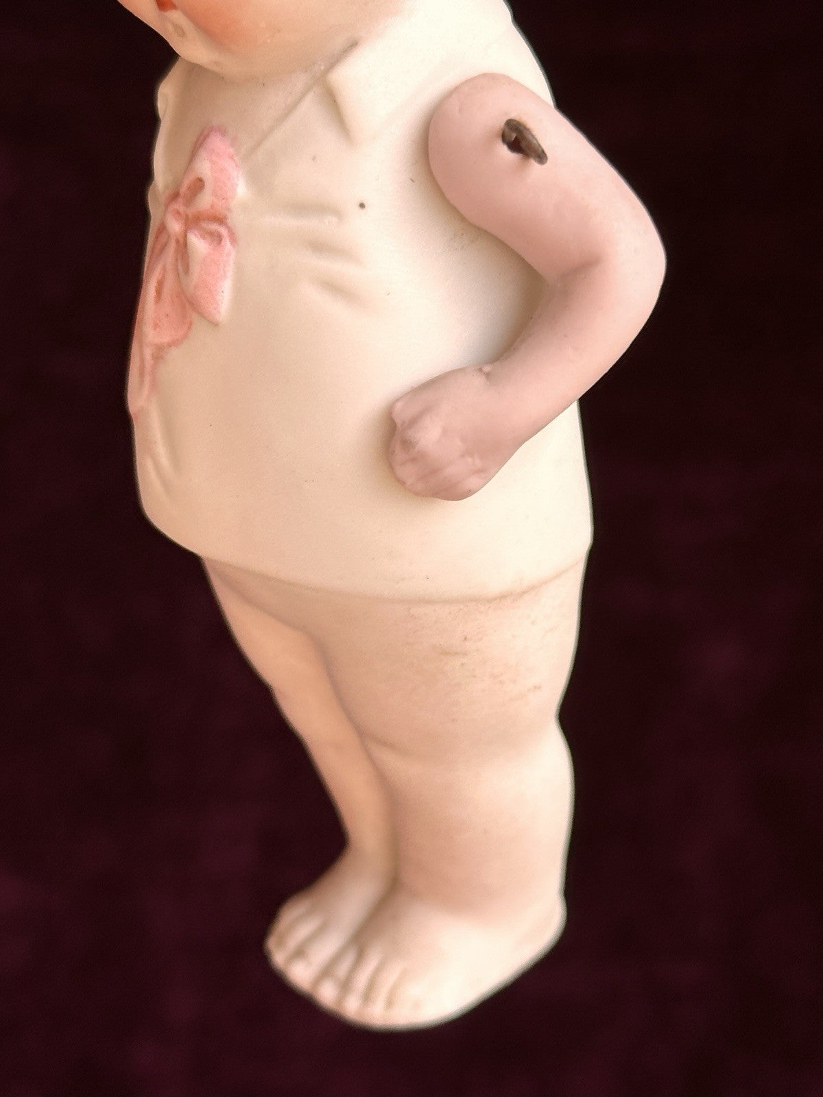 Rare Antique German 5” Baby Bud Style All Bisque Googly Girl Doll