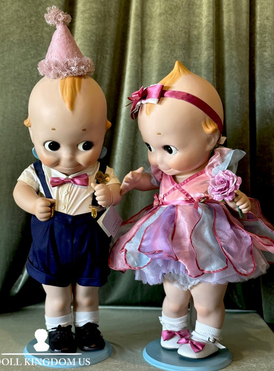 Lot Of 2 Large 30” Danbury Mint 100th Anniversary Limited Edition Kewpie Dolls