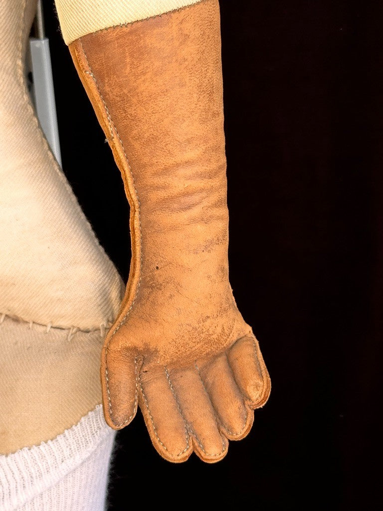 Antique German 24” Müller & Strassburger (?) Papier Mache Doll