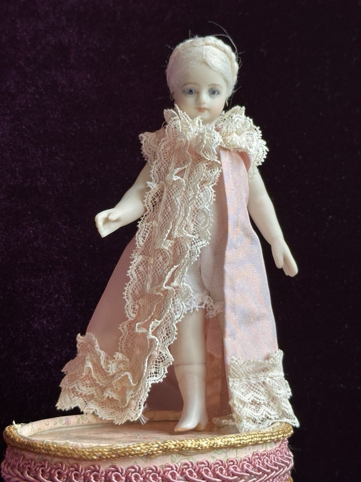 All Porcelain Cathy Hansen Reproduction of Antique French Mignonette Doll