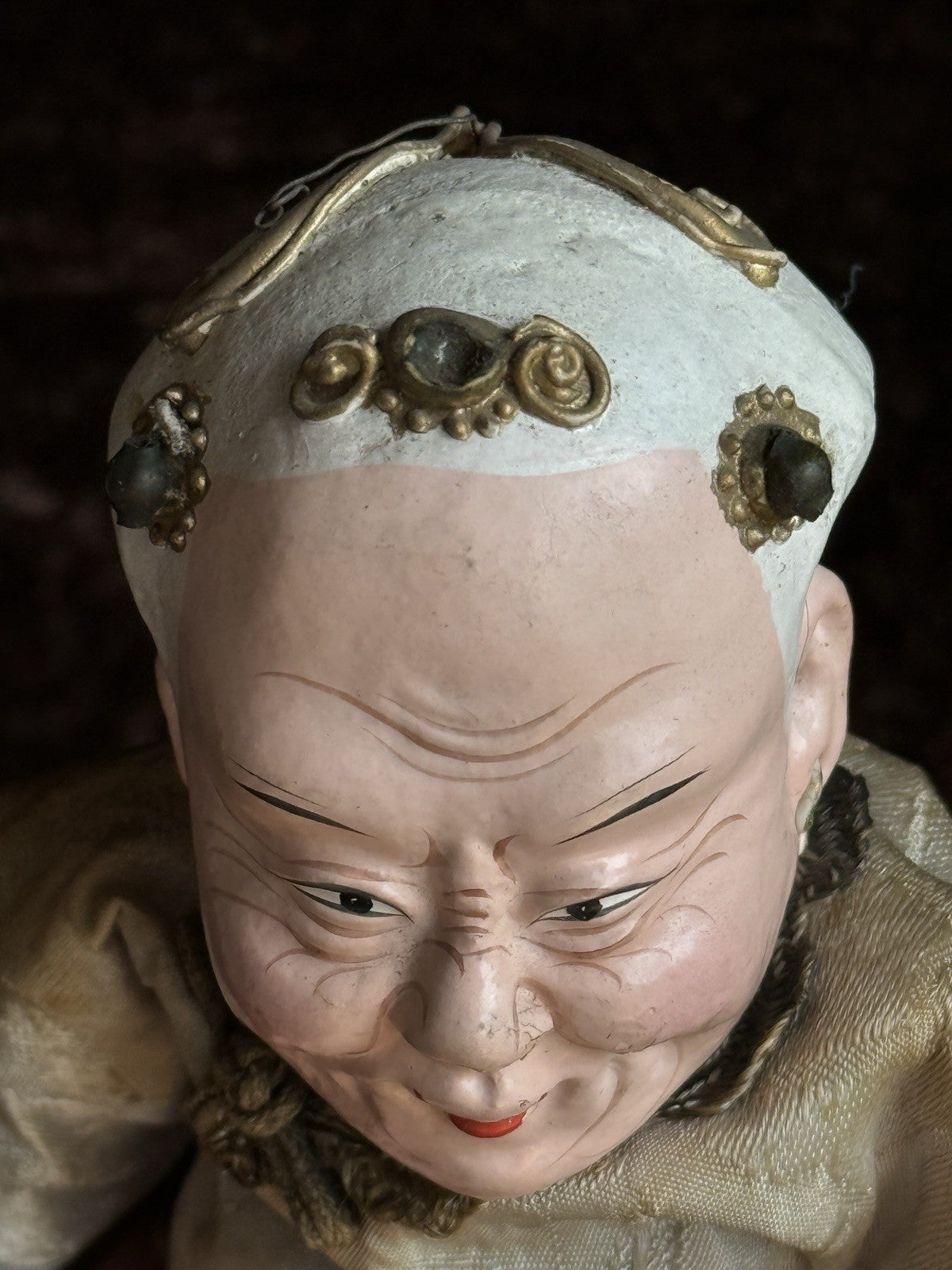 Pair of Vintage 10.5” Chinese Opera Dolls