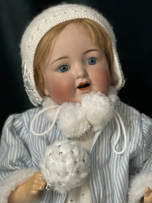 Antique German Kammer & Reinhardt Simon Halbig 126 Sleepy Eyes 18” Baby Doll