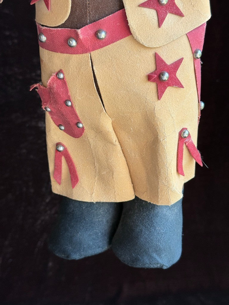 Vintage American 13" Composition Cowboy Character Doll