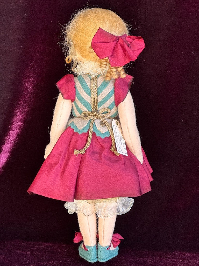 Collectible 12” John Wright Le Bal Masque Musette UFDC Candy Container Doll