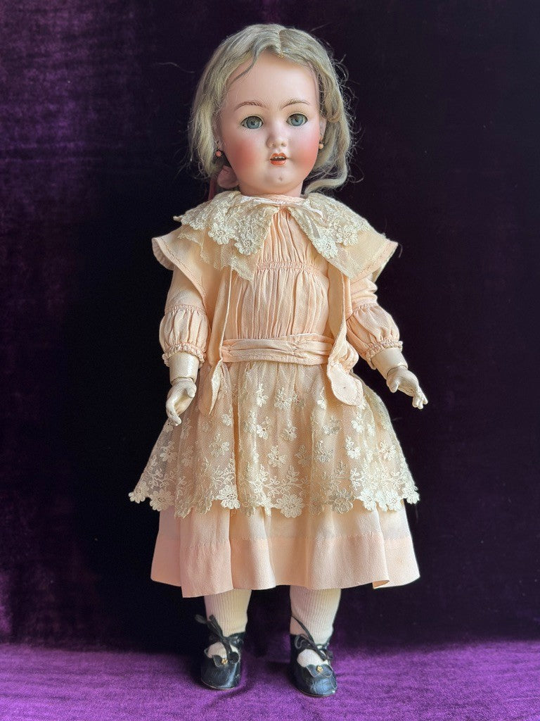 Rare Antique German  21" Franz Schmidt 53 Bisque Head Doll