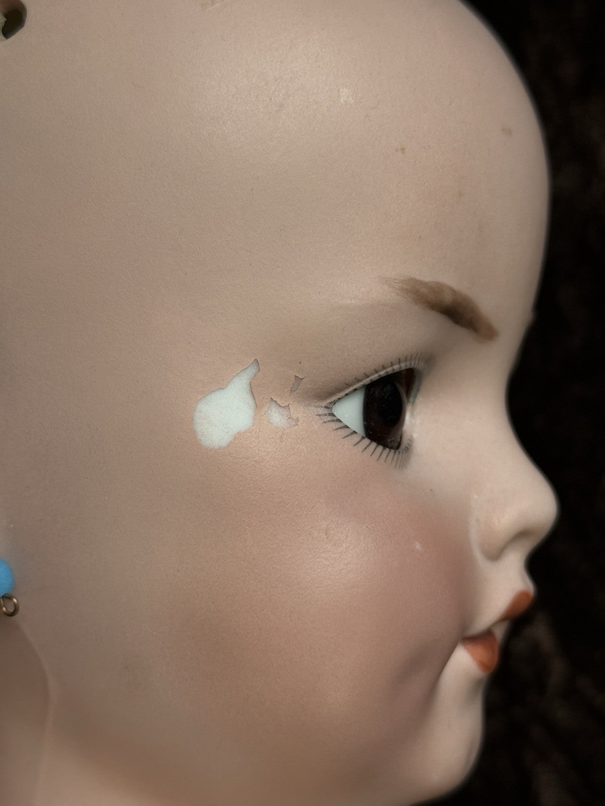 Rare Antique German 22” Simon Halbig Dep 1279 Bisque Head Doll
