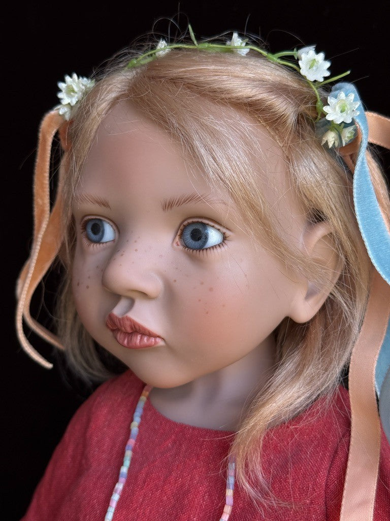 Rare Lifelike Zwergnase 22” Vinyl Irmi Doll 2005 LE 50 with Tag and Box