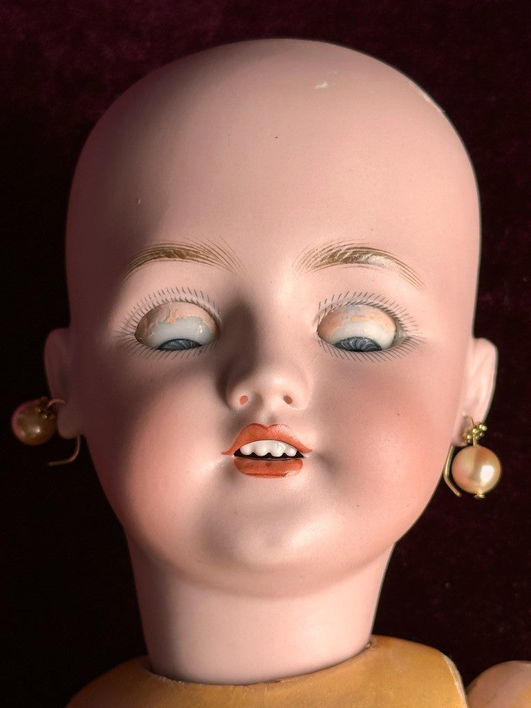 Antique German 20” Simon Halbig 1248 SANTA Doll Bisque Head French Body w/Crier