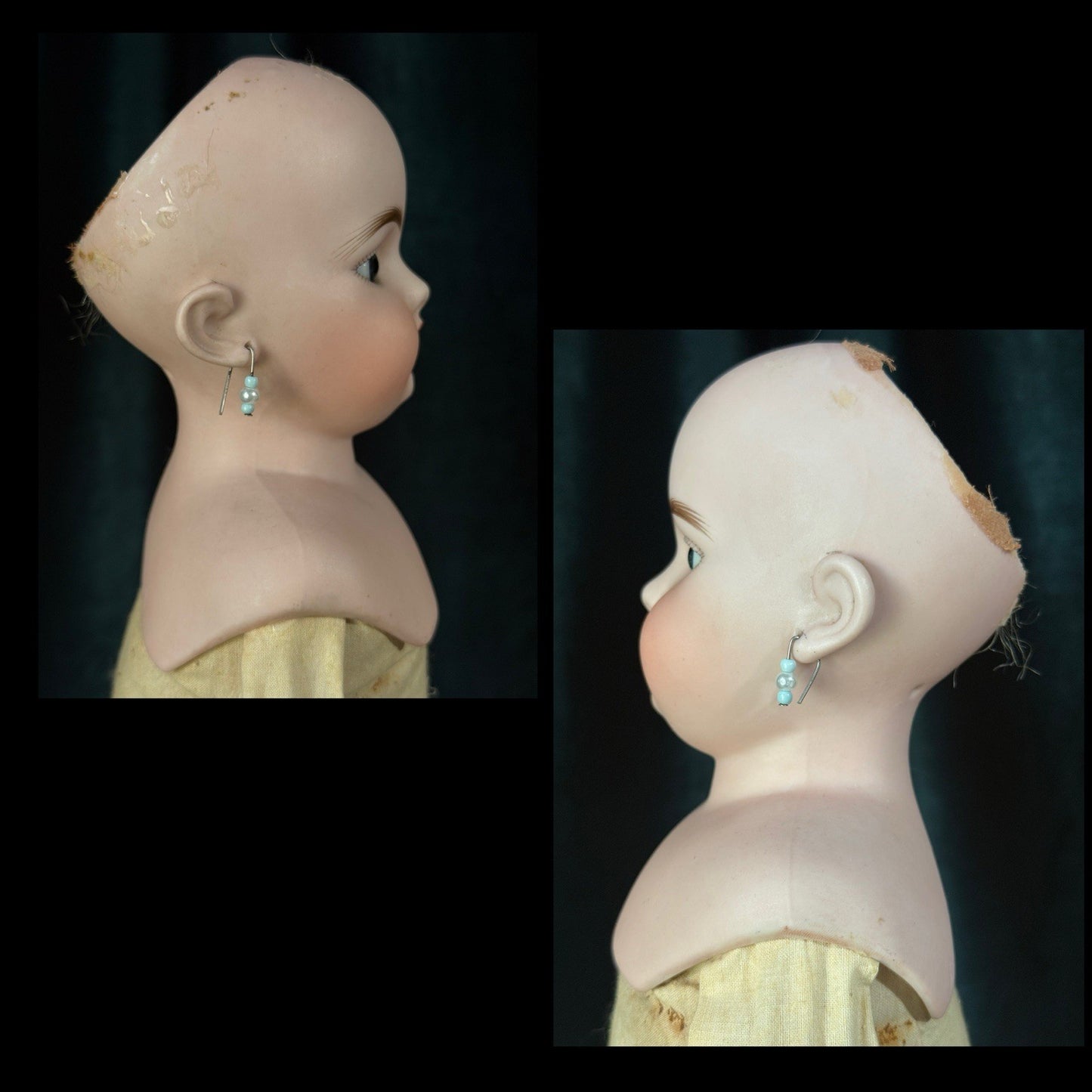 Antique German Simon Halbig Mold Dep 1040 Dep 8  Bisque Head 21” Doll
