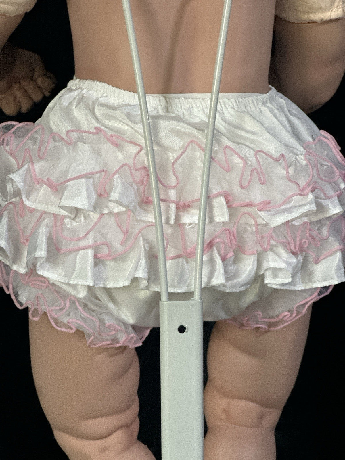 Collectible Vinyl Baby Girl Doll by Fayzah Spanos 24”