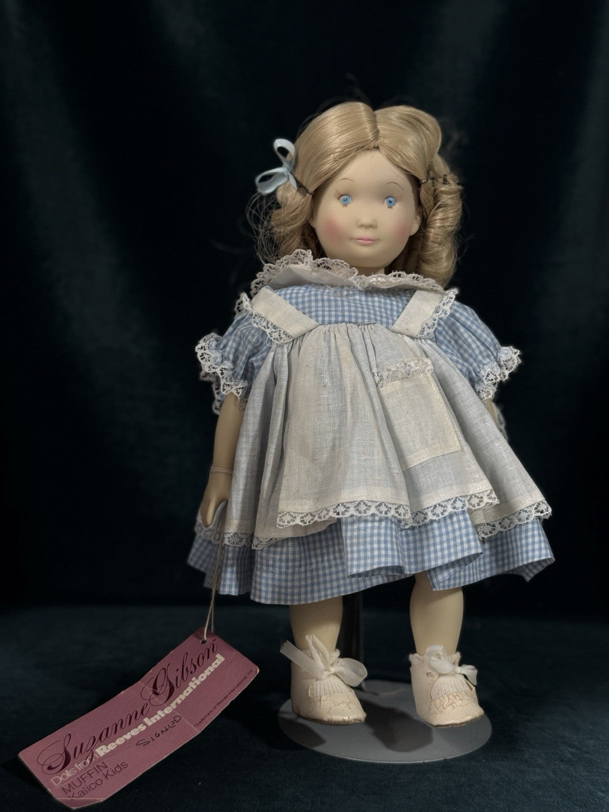 Lot Of 6 Vintage 1973 Kalico Kids Vinyl Dolls By Suzanne Gibson