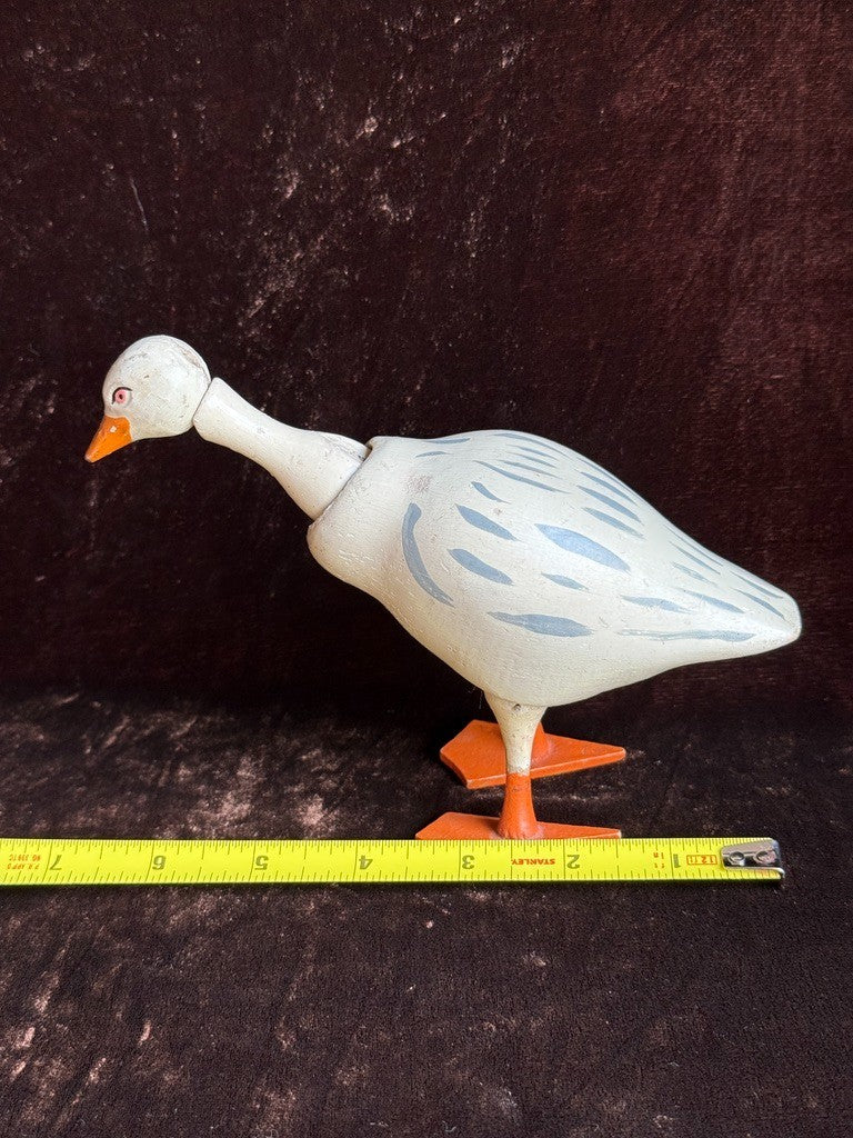 Rare Antique American 6” Schoenhut Circus Goose Wooden Jointed Doll
