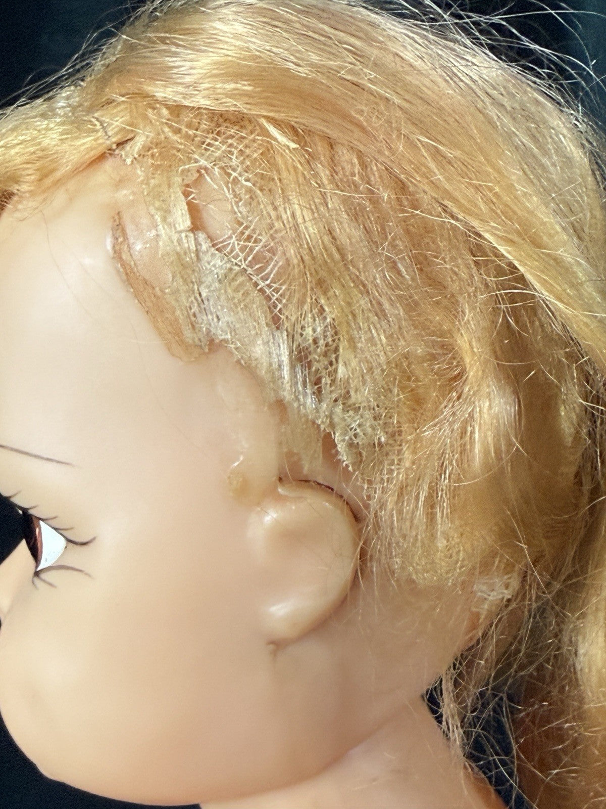 Vintage Hard Plastic 16” Terri Lee Girl Doll - Redressed