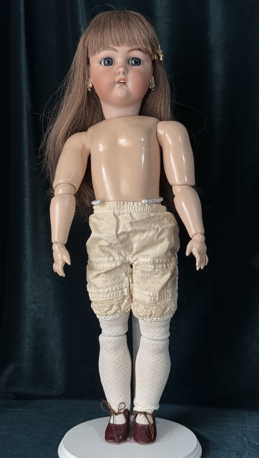 Antique German Simon Halbig Mold 1349 Jutta Character 23” Doll Bisque Head