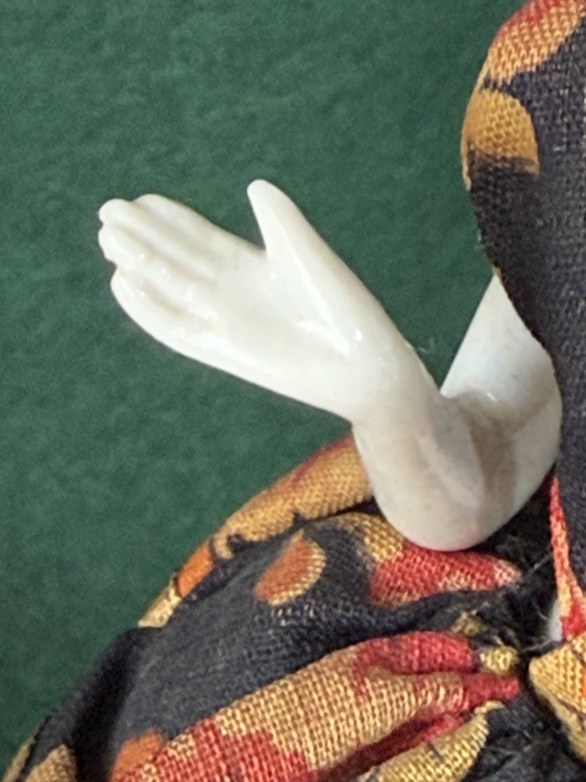 Antique German Pin Cushion Half Doll With Dress