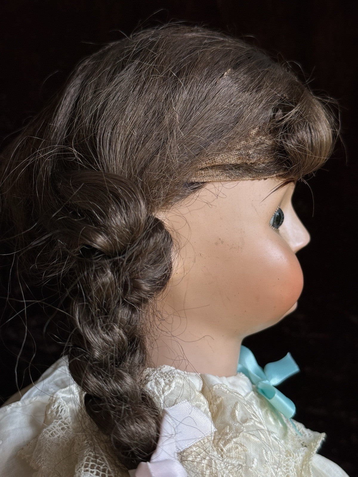 Antique French 21” Tout en Bois All Wood Doll