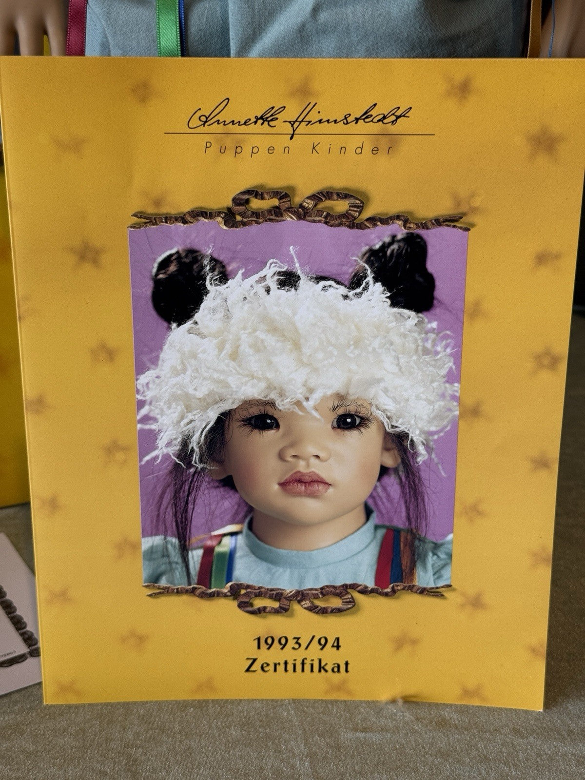 Vinyl Annette Himstedt 25” Doll “Kima” 1994 Box/COA