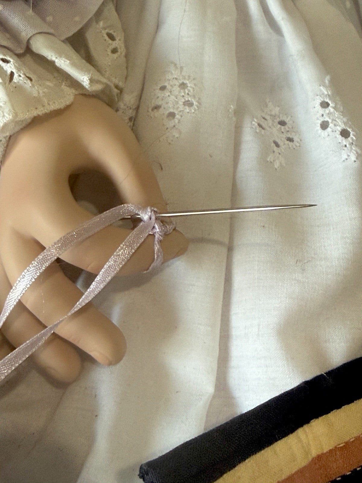 Large Original 42” Porcelain Doll “Stitches” by Donna Rubert LE 1000
