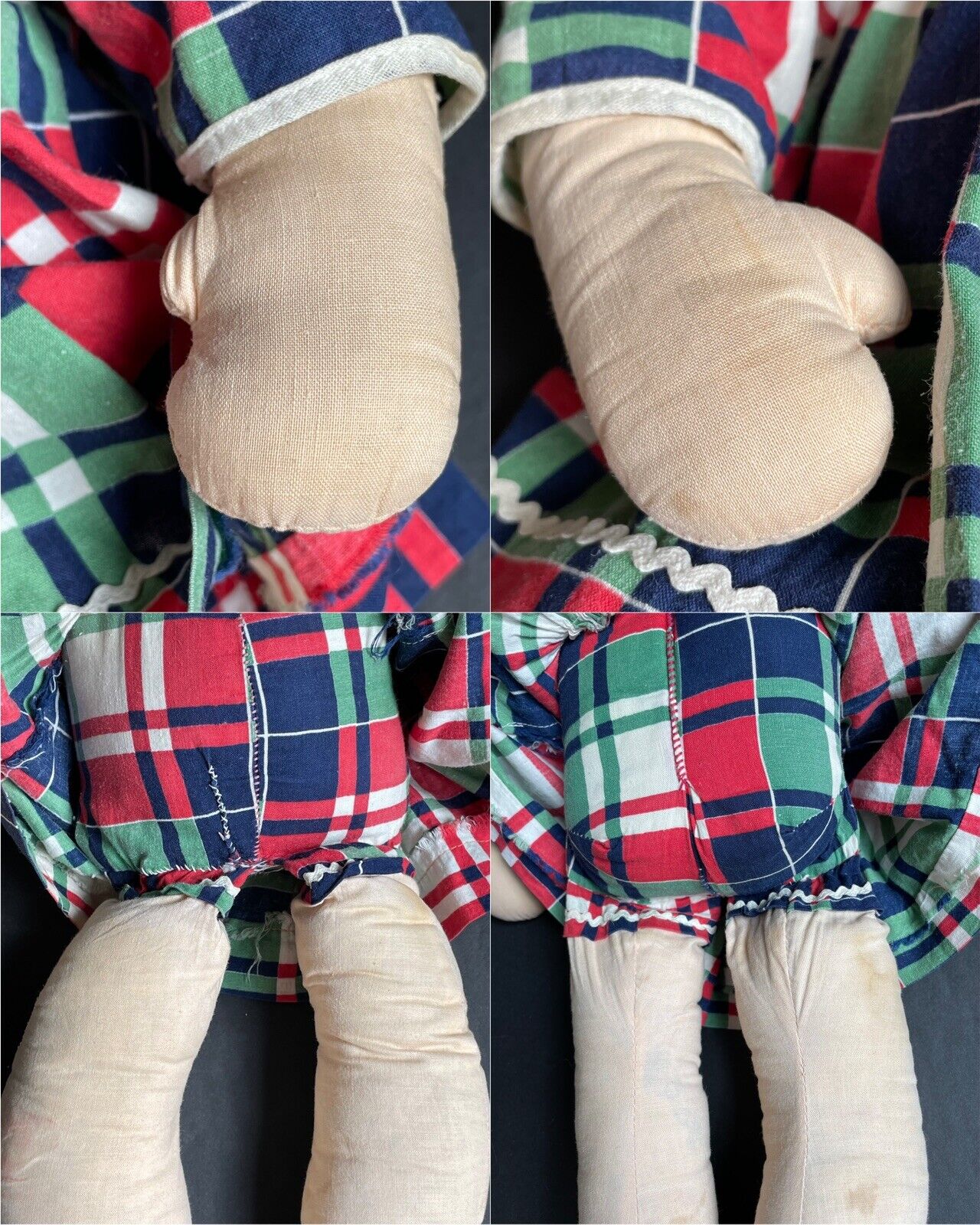 2 GUND MFG. Toy Plush Cloth Dolls Fannie Freckles and Nancy Lou (?)