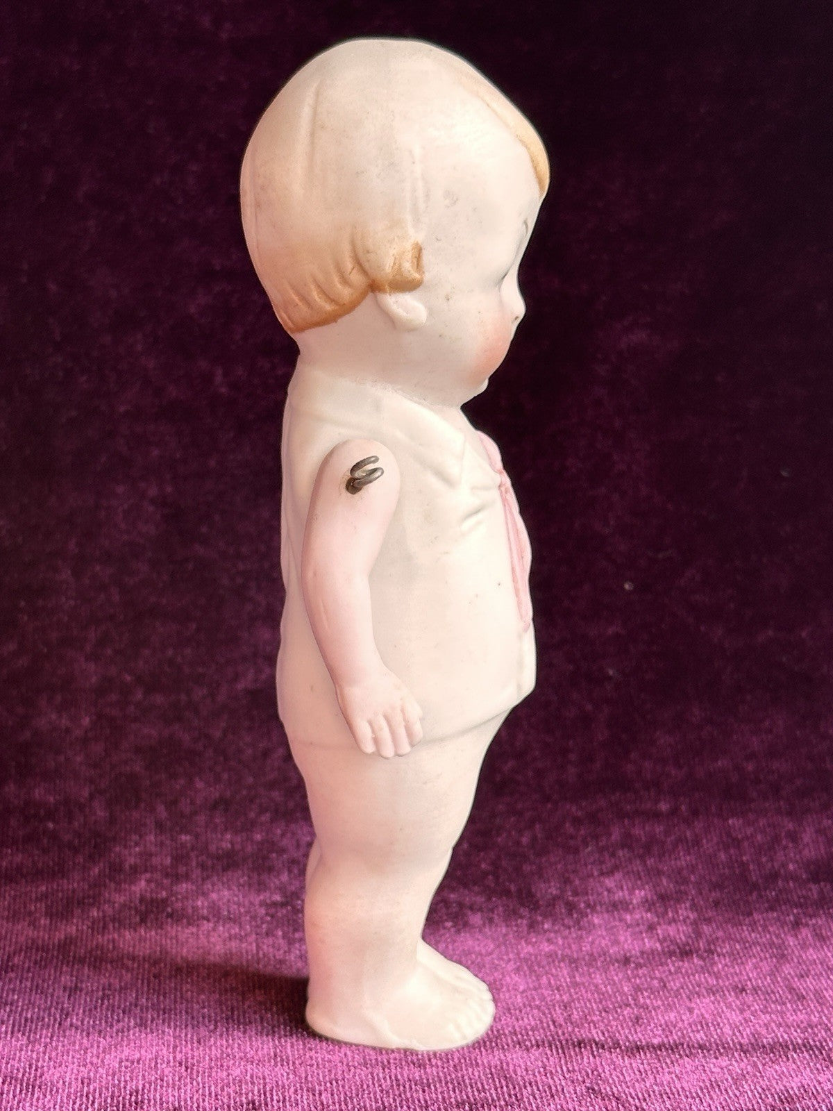 Rare Antique German 5” Baby Bud Style All Bisque Googly Girl Doll
