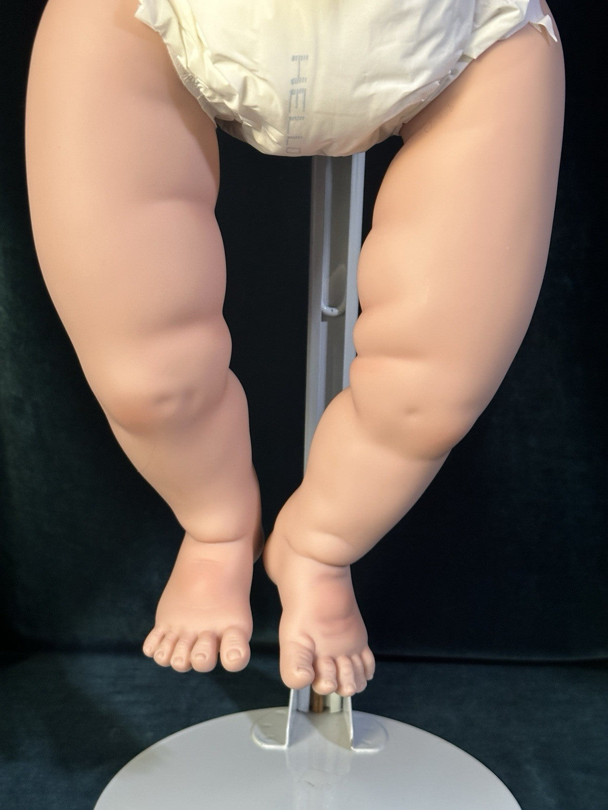 Collectible Vinyl Baby Girl Doll by Fayzah Spanos 24”