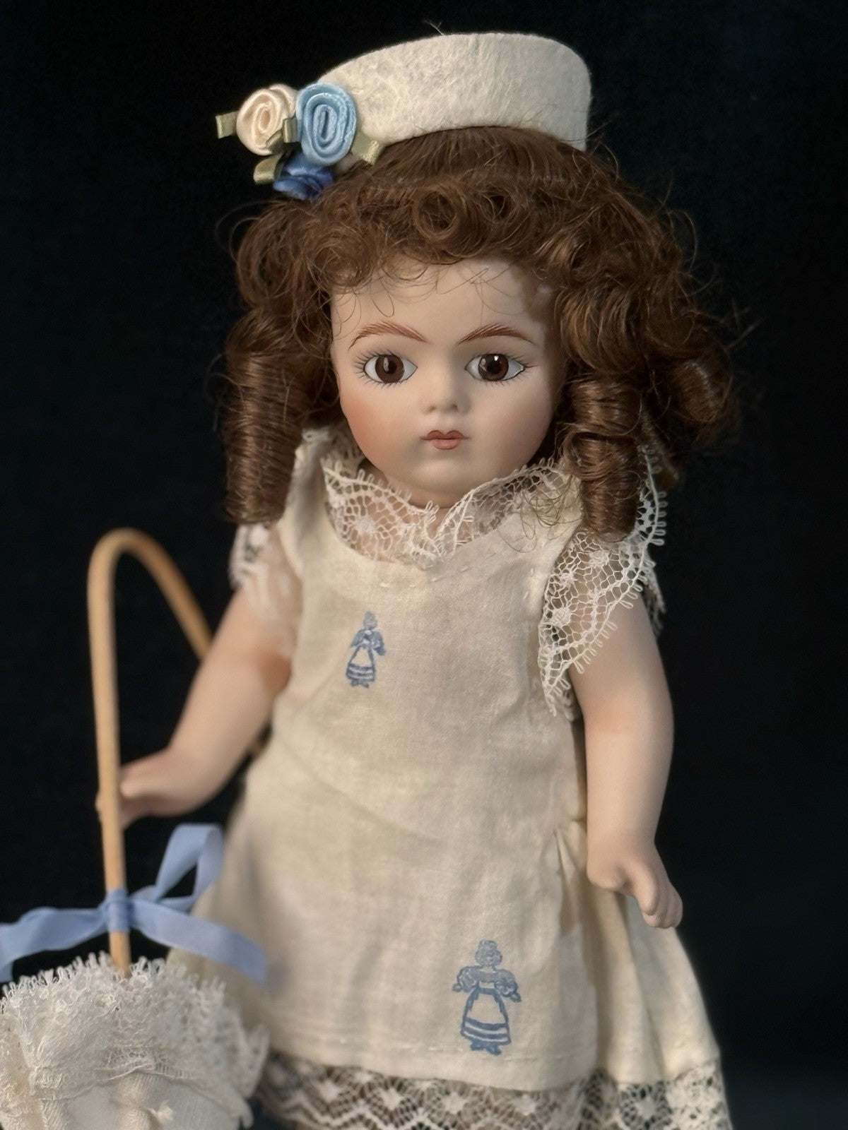UFDC Artist Judy Vorhees All Bisque Reproduction Of Antique French Bru Jne Doll