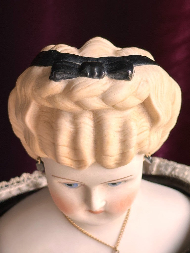 Vintage Porcelain 22” Signed Emma Clear Parian China Doll