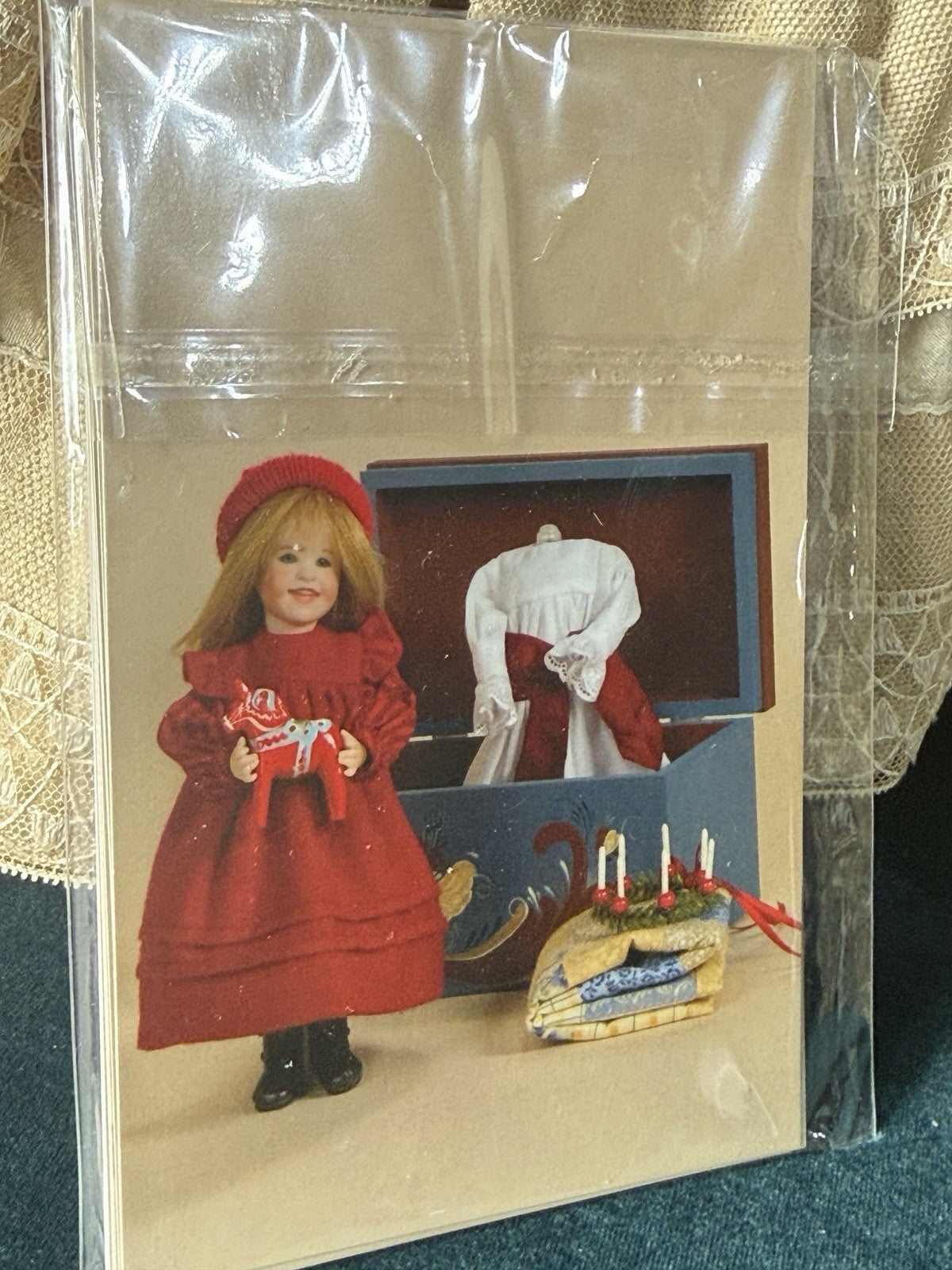 MIB Wendy Lawton “Meg’s Wedding” Wooden and Porcelain 15” Doll LE 175 COA/Tag