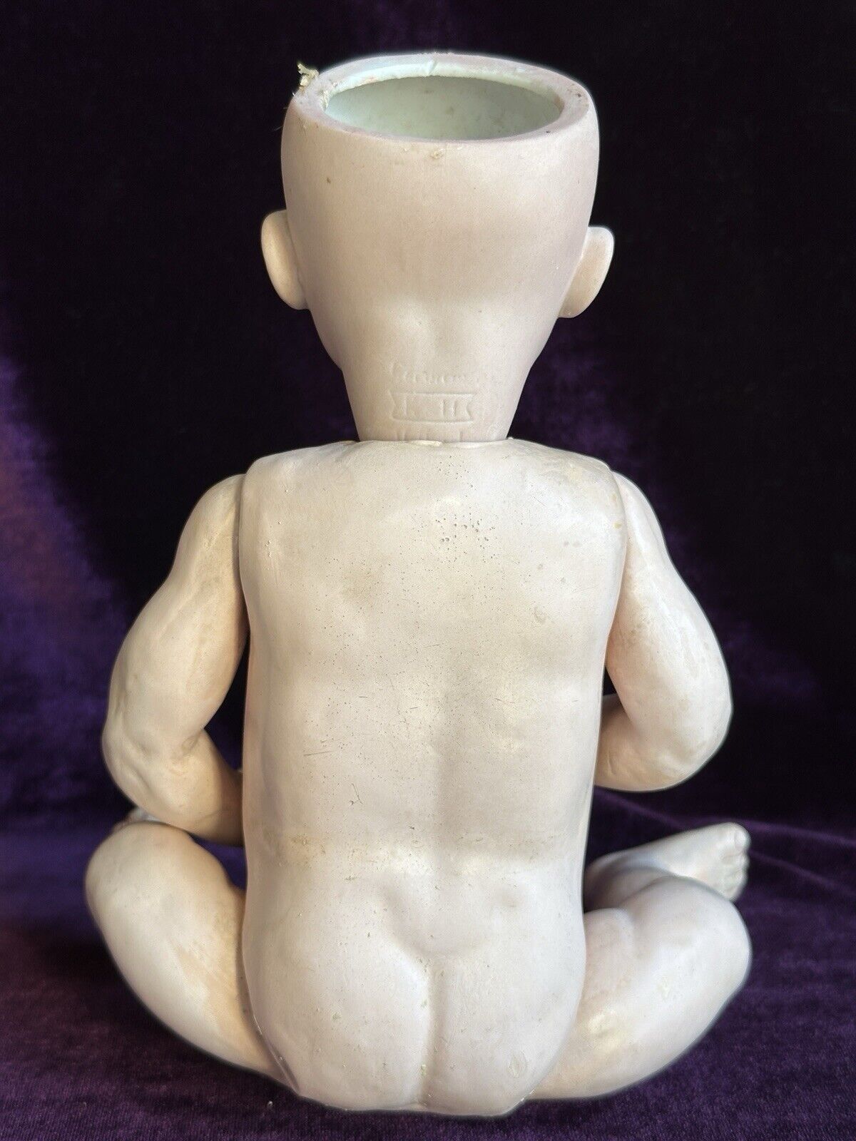 Rare Antique German 11.5” Kley Hahn 160 Open/Closed Mouth Bisque Head Baby Doll