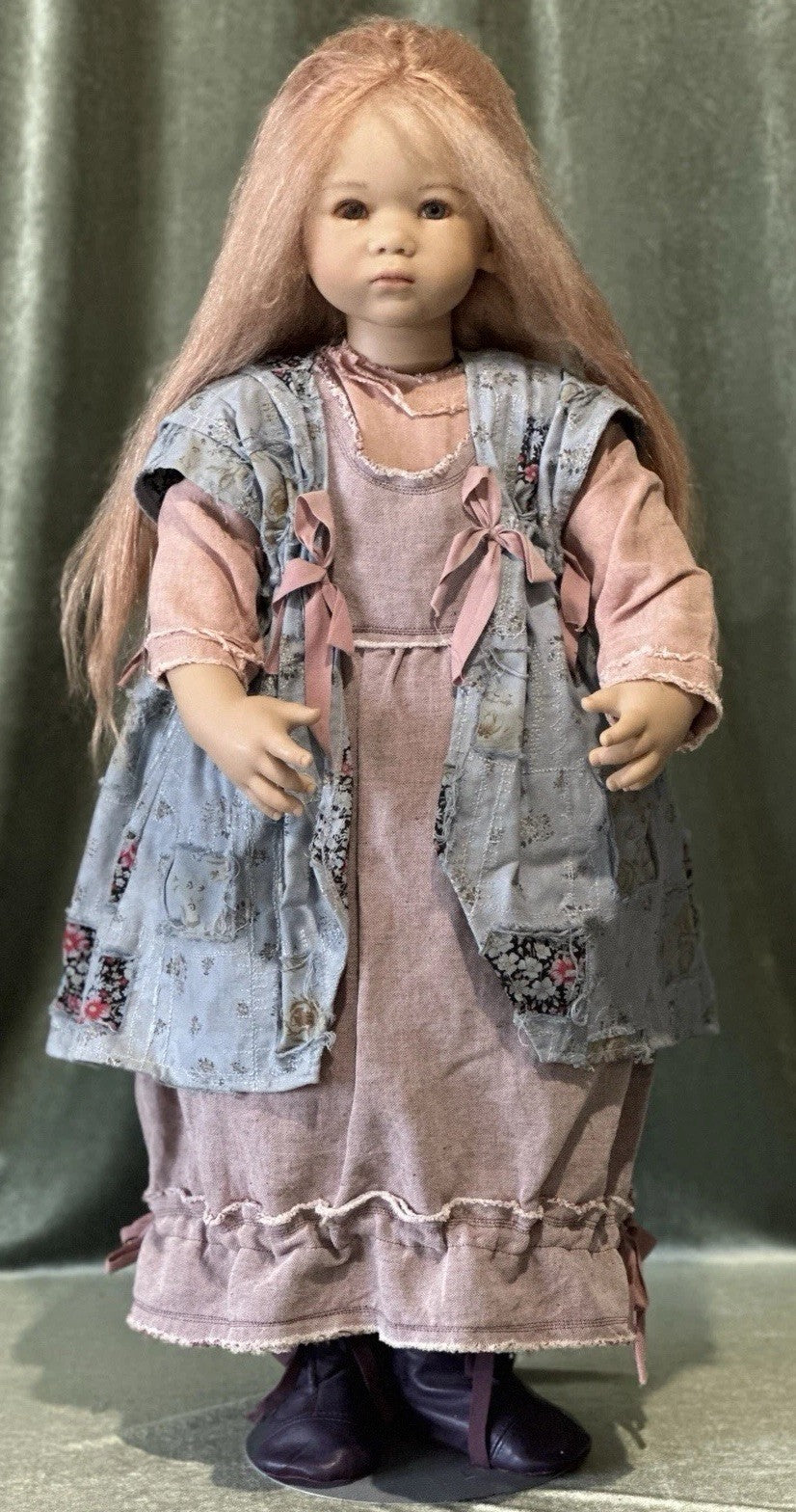 Collectible Vinyl Annete Himstedt “Gerti” 32” Doll LE 277 Collection Of 2003