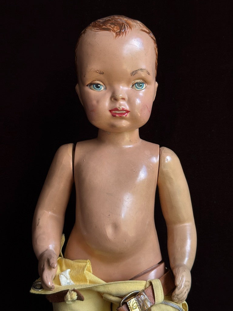 Very Rare Vintage Jerry Lee Gene Autry Cowboy Plastic Doll Original Clothes