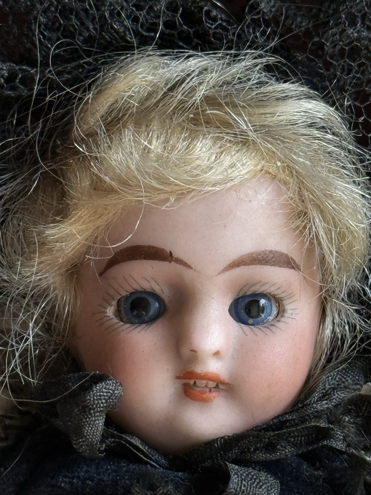 Antique German 6” Kammer Reinhardt Simon Halbig (?) Bisque Head Doll