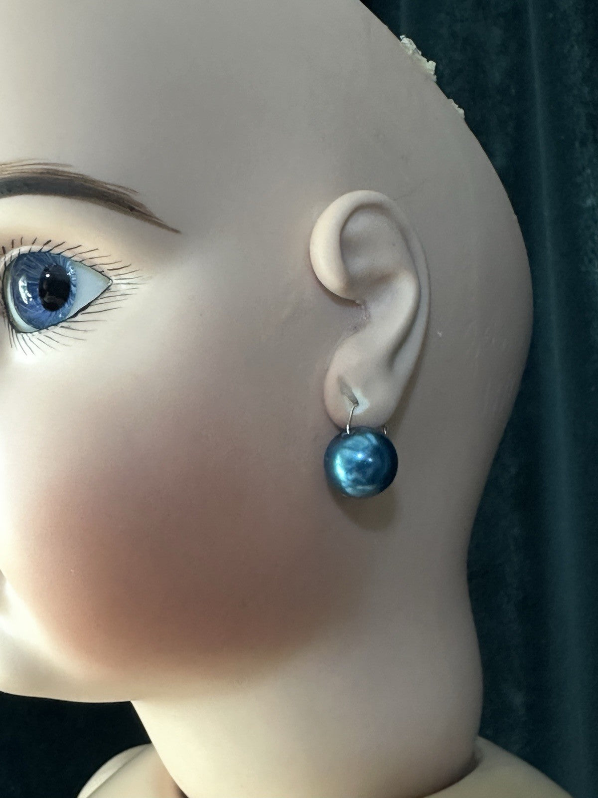 Artist Reproduction of French  Jumeau 27” Doll Porcelain Head Seeley Body