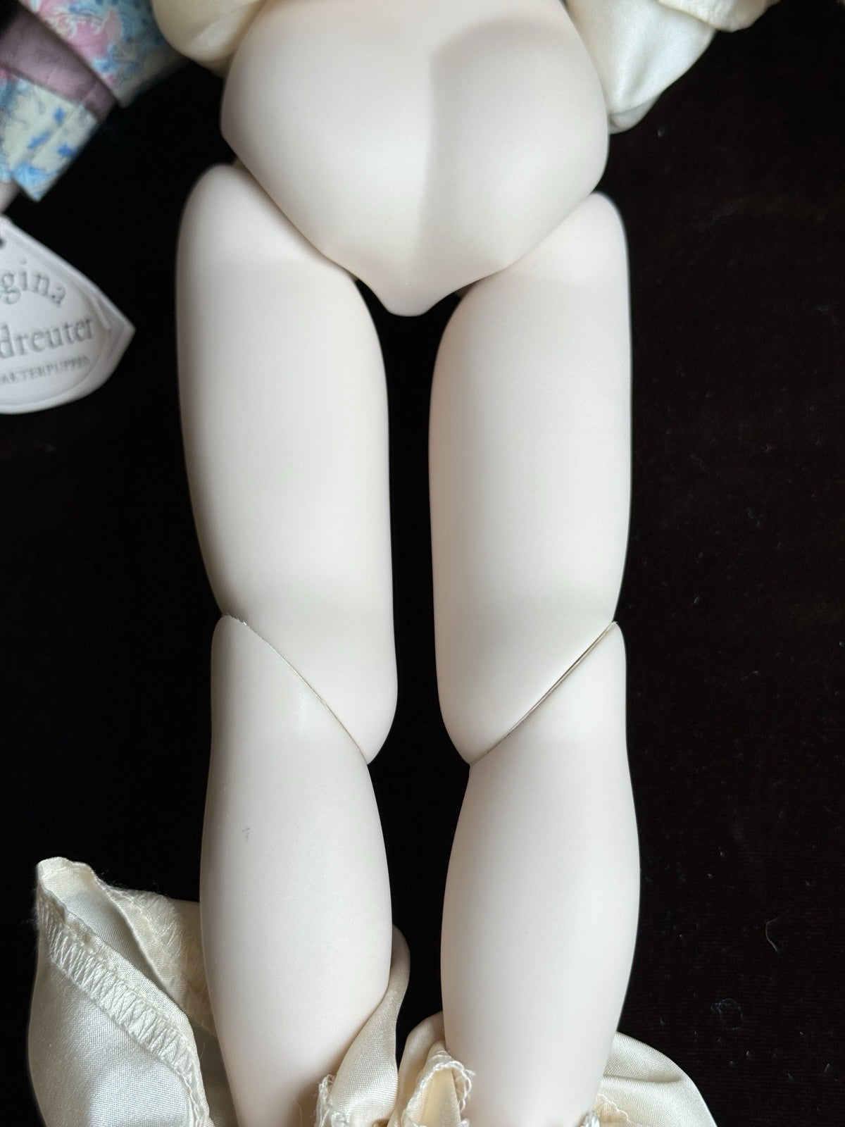 Collectible 17" Jointed Porcelain Pauline Doll German Artist Regina Sandreuter