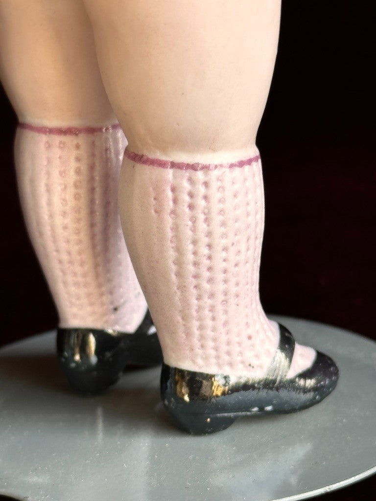 Large Antique German 7.5” Kestner 150 All Bisque Mignonette Doll